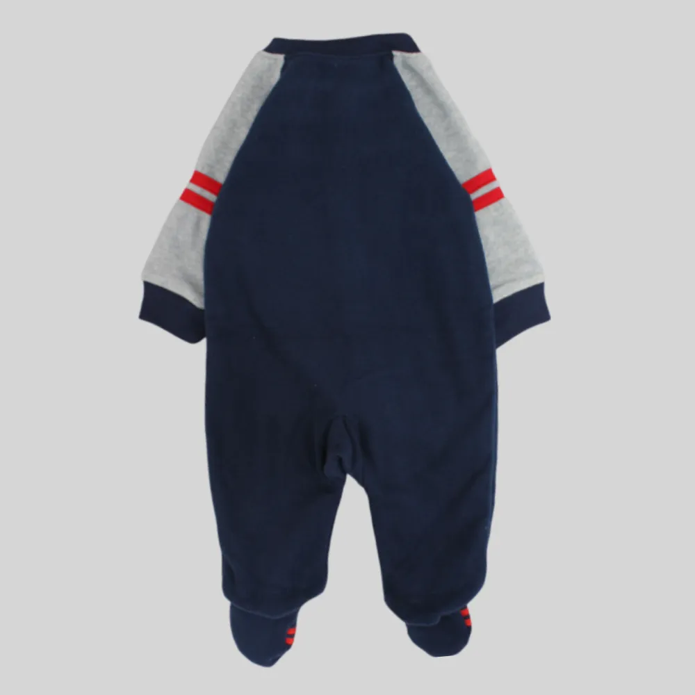 All Star Long-Sleeved Baby Footie