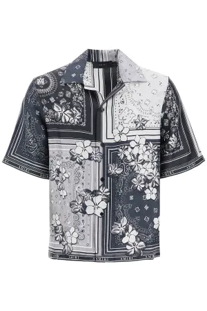 Amiri Bowling Shirt With Bandana