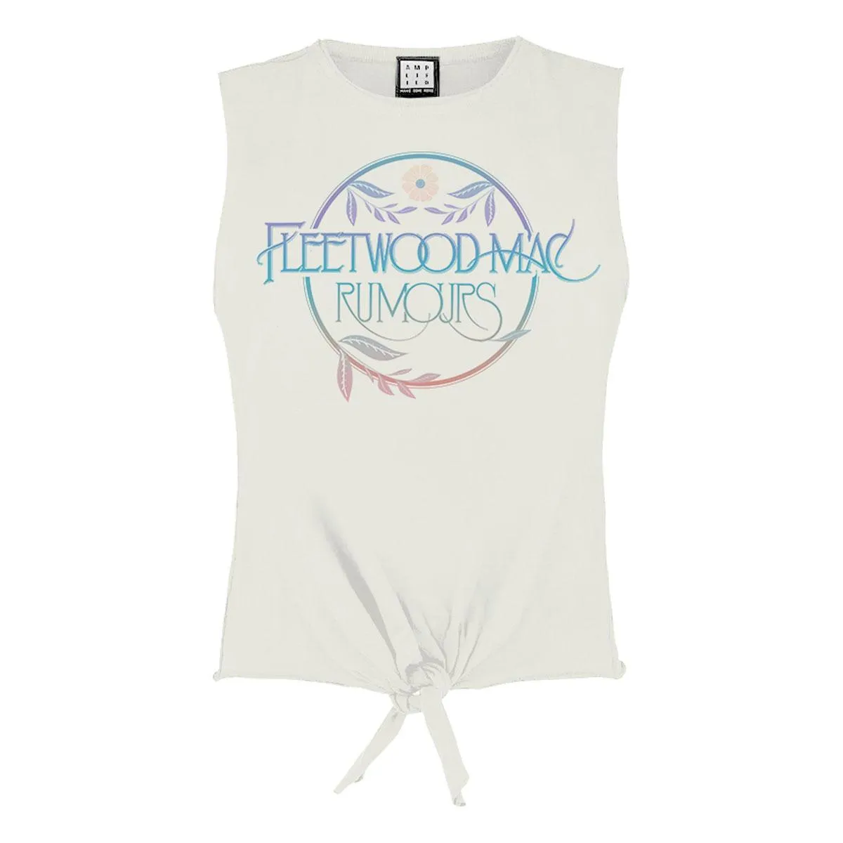 Amplified Womens/Ladies Rumours Floral Fleetwood Mac Vintage Crop Top