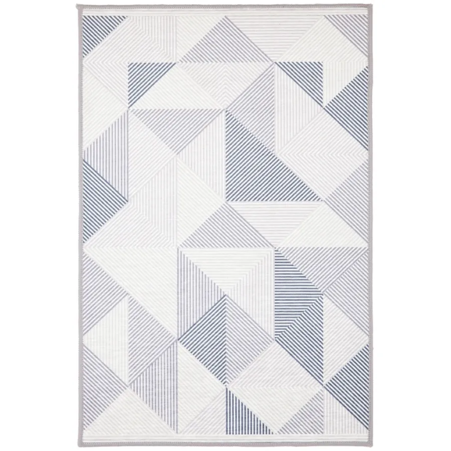 Annaba Monochrome Modern Non Slip Area Rug