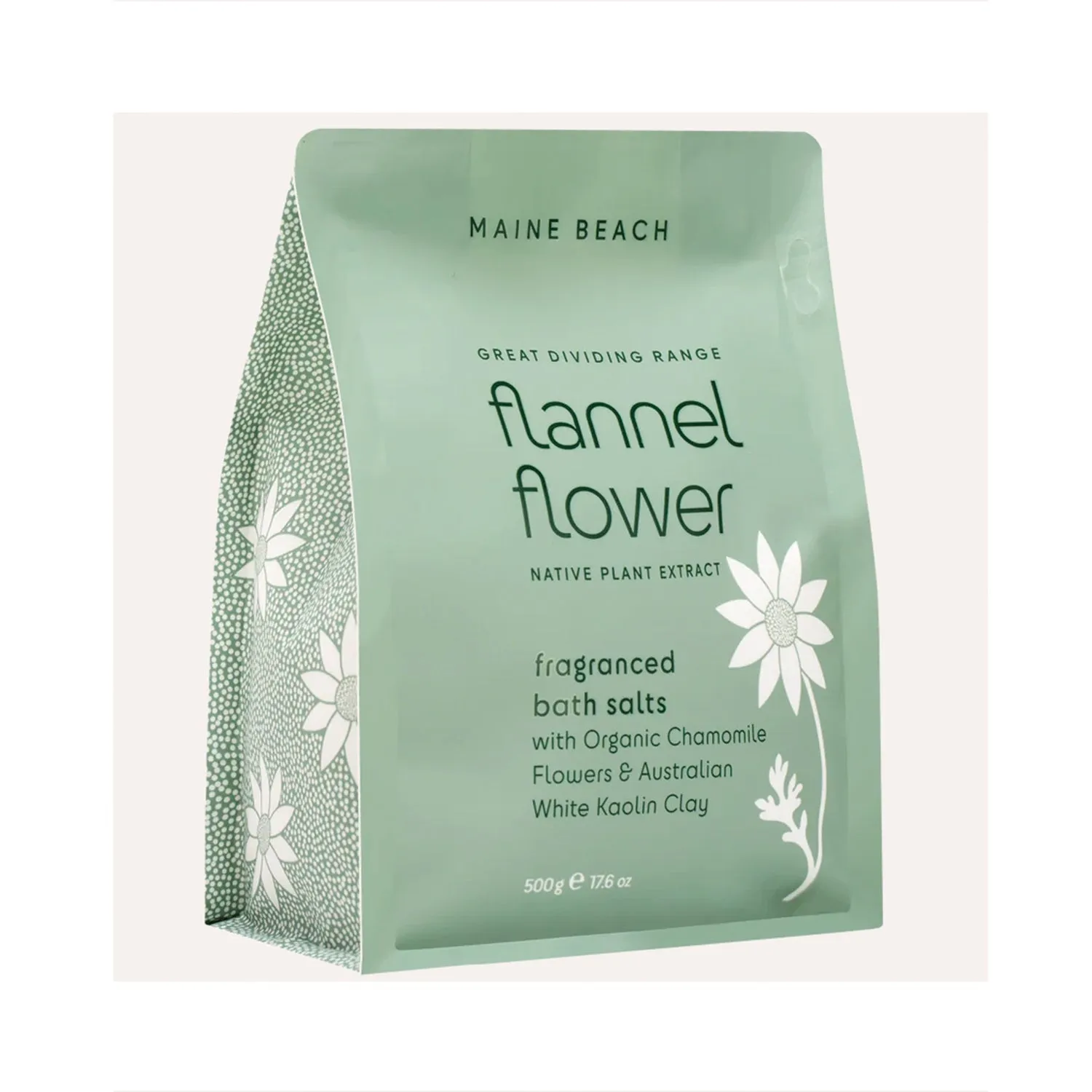 Bath Salts Pouch 500g - Flannel Flower