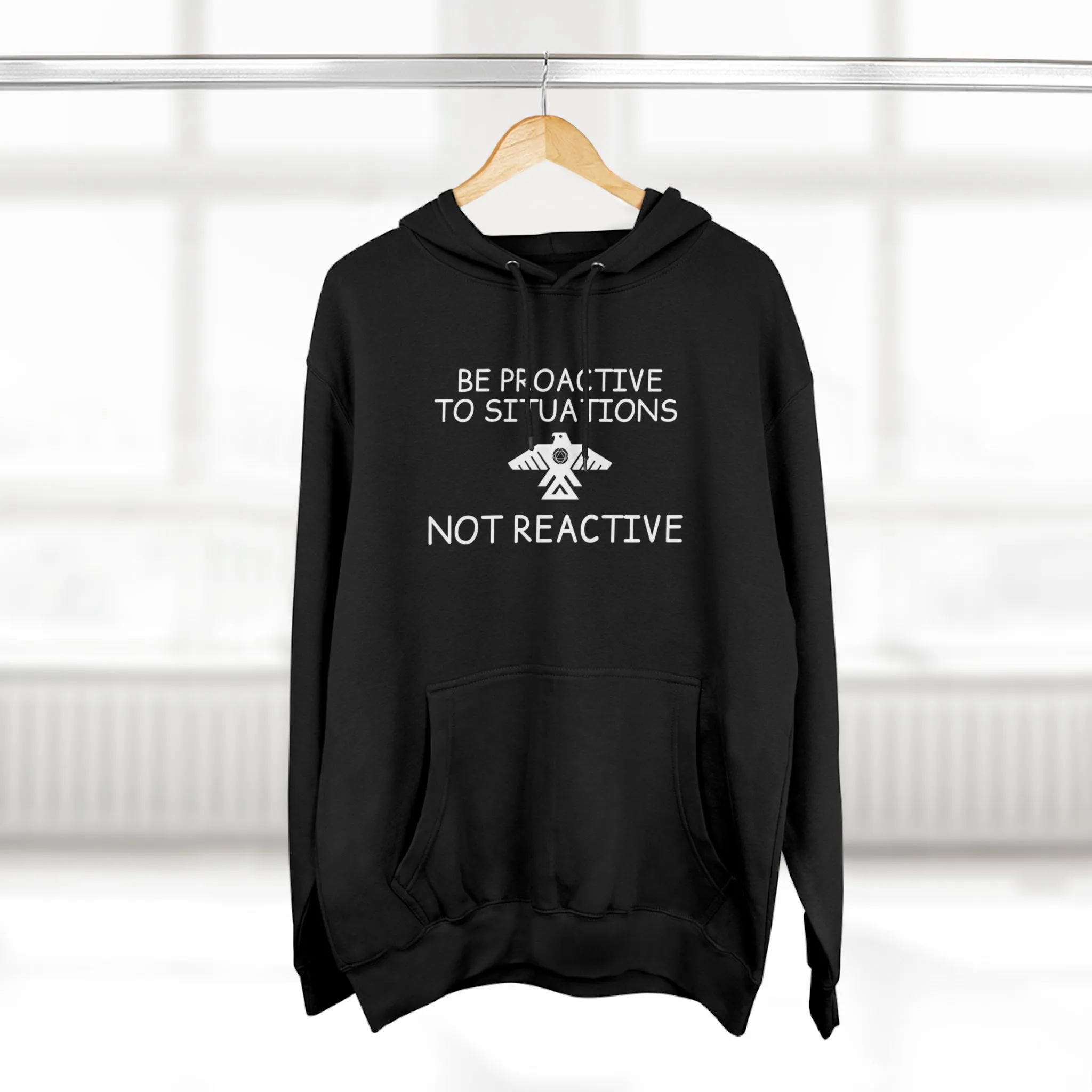 (Be proactive) Unisex Premium Pullover Hoodie