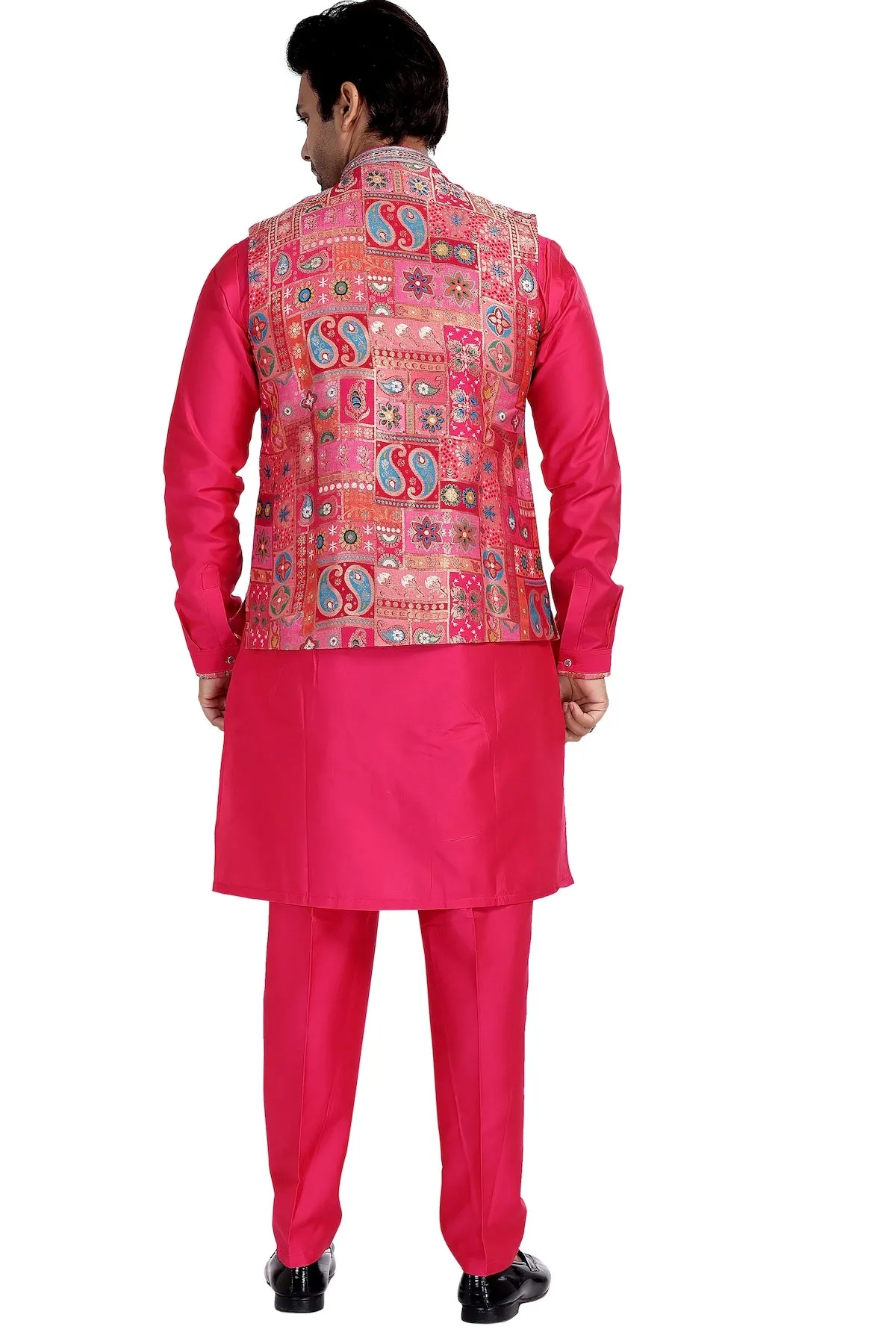 BERRY RANI KURTA NEHRU JACKET PYJAMA SET