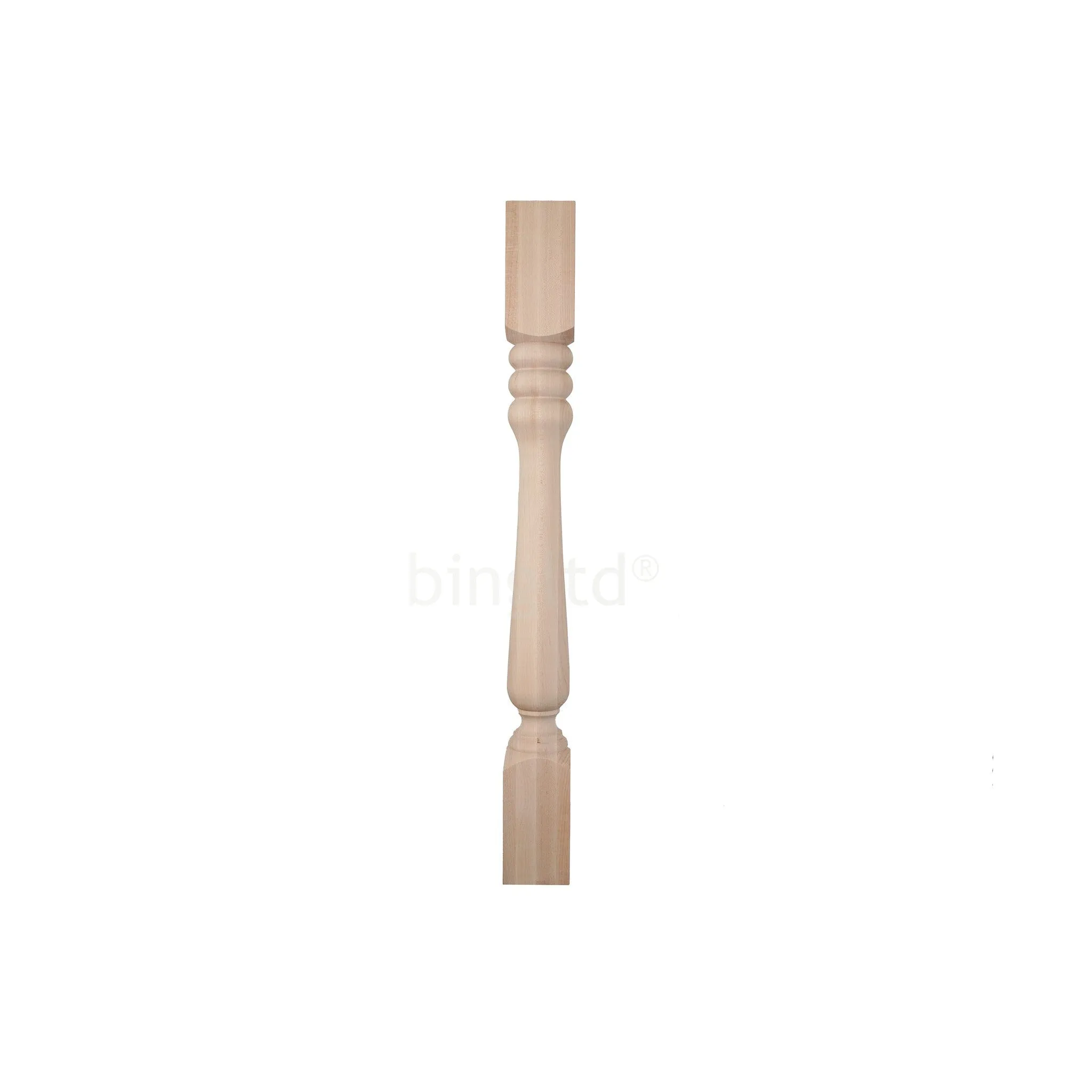 bingltd - 3.5" x 3.8" x 35.3" Victorian Kitchen Post (K026-RW-UNF)