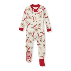 Burt's Bees Organic Baby One-Piece Sleeper Guide My Sleigh