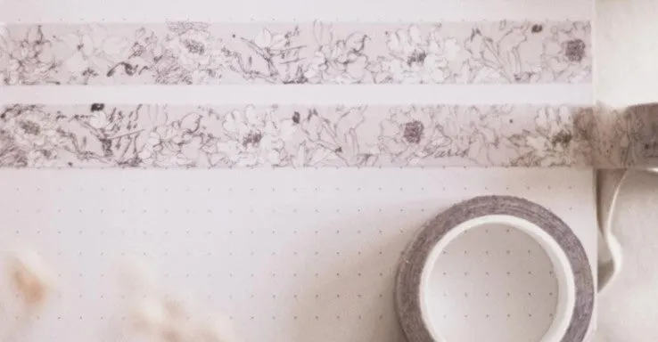 Chapteries - Pencil Flowers Washi Tape