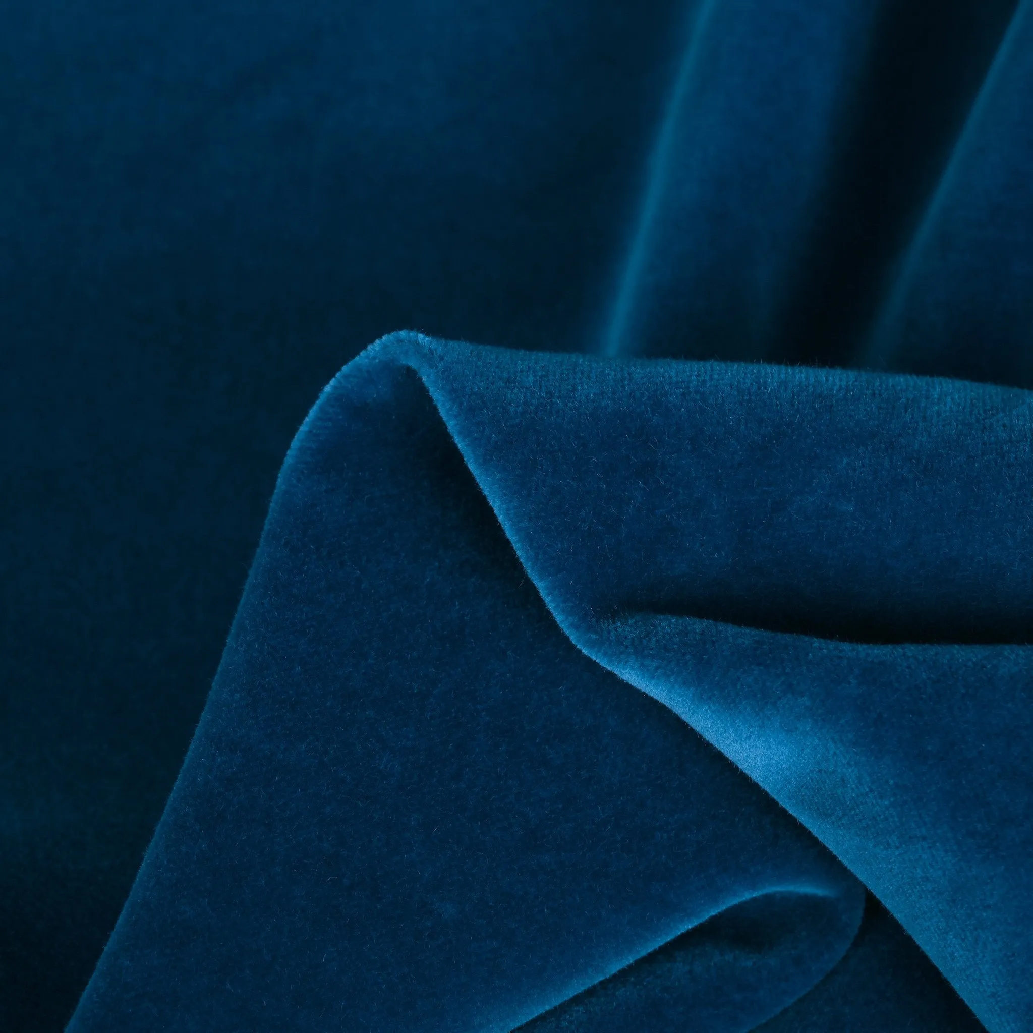 Cobalt Blue Velvet Fabric 6314