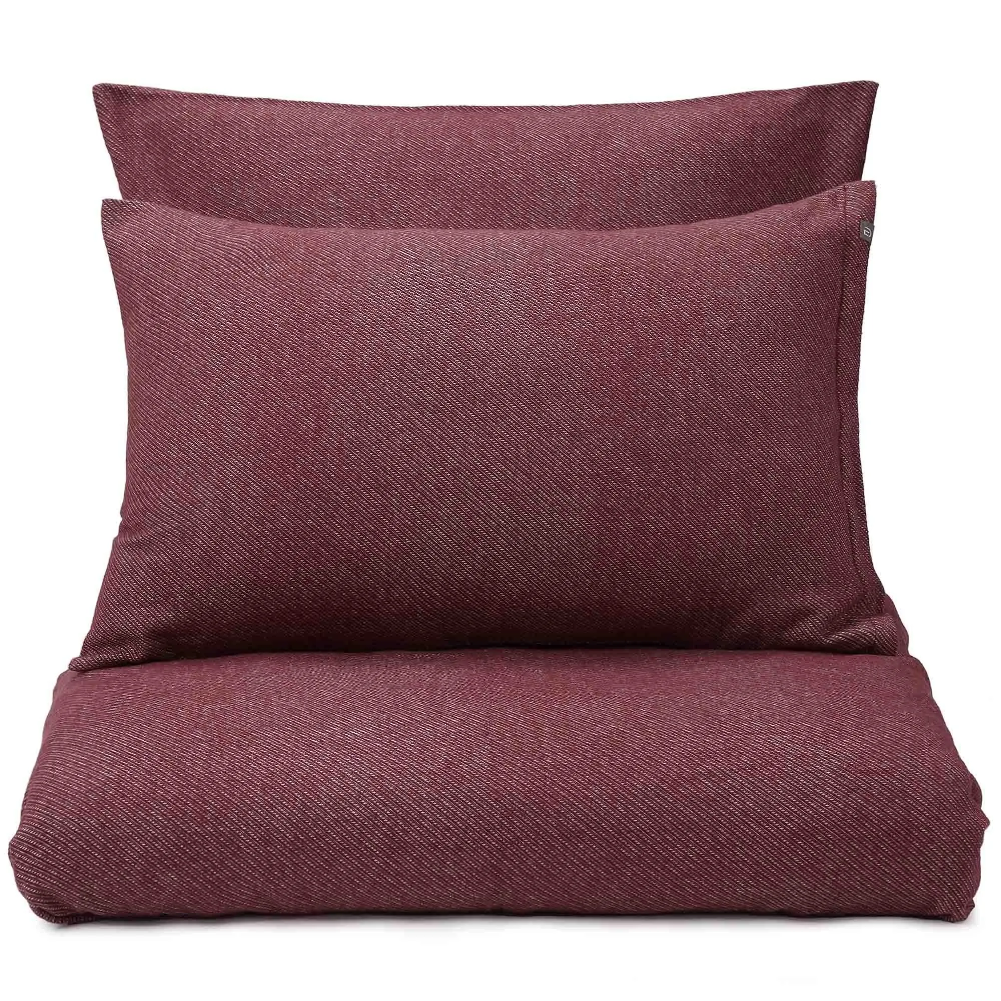 Coelho Pillowcase [Bordeaux red/Natural white]