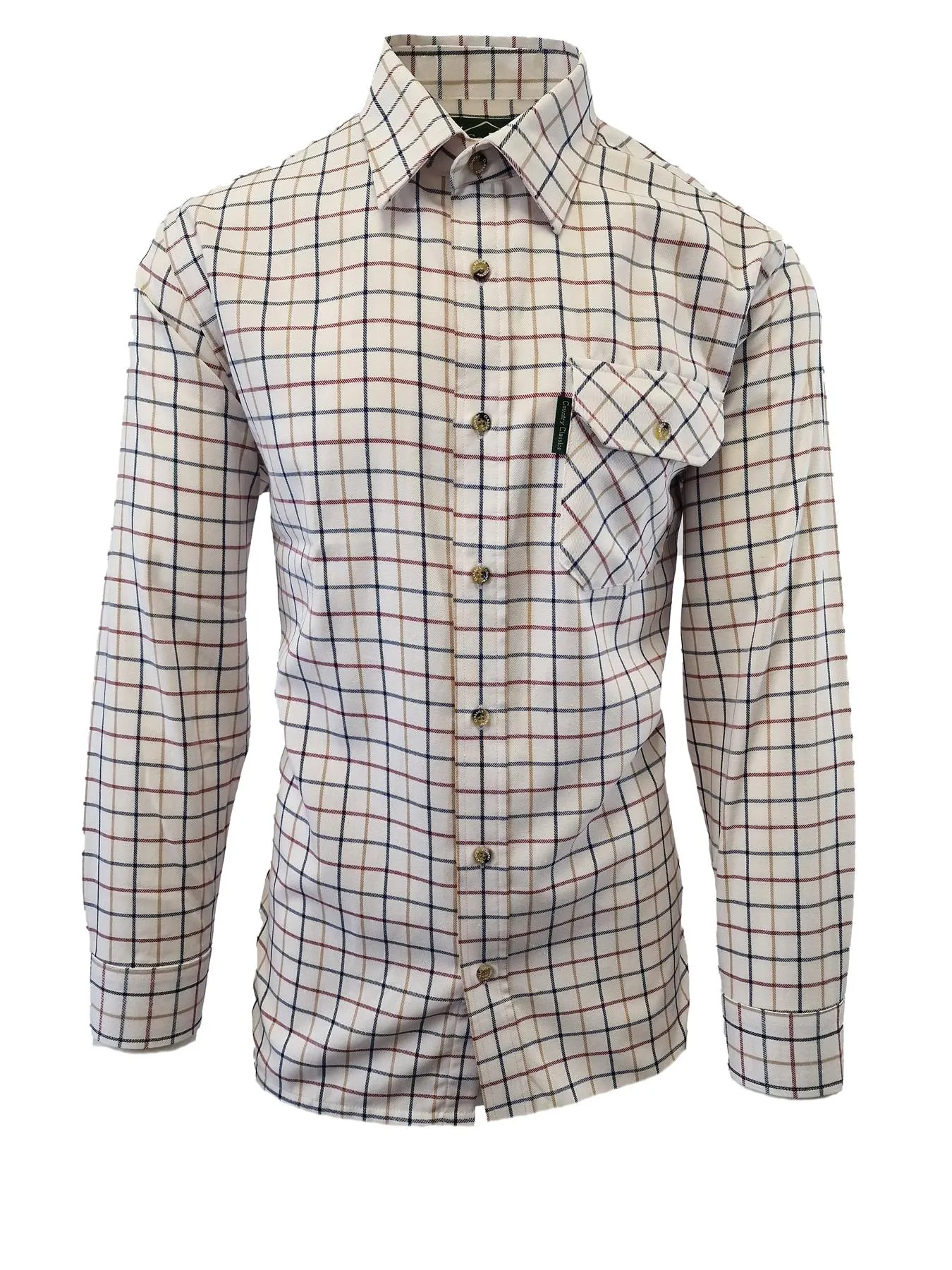 Country Classics Mens Long Sleeve Check Country Shirt - Kelso