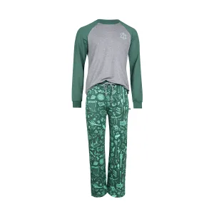 Critical Role Ultra Soft Forest Green Pajama Lounge Set