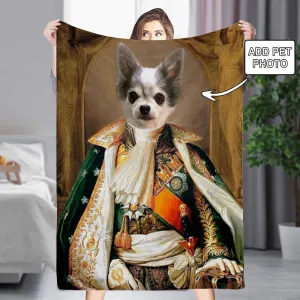 Custom Pet Renaissance Photo Blanket