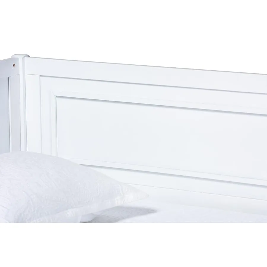 Daniella Modern and Contemporary White Finished Wood Daybed