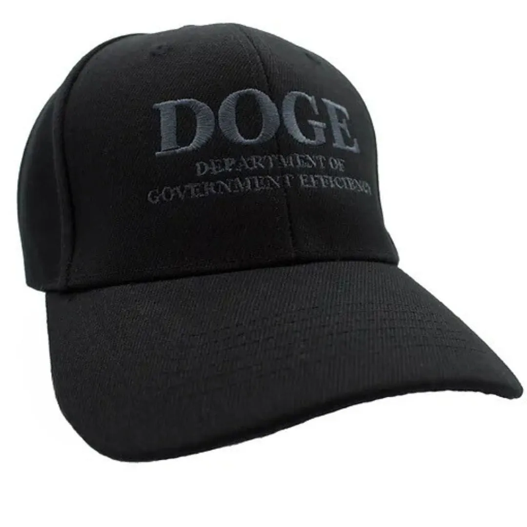 Dark DOGE Department of Government Effeciency Custom Embroidered Hat