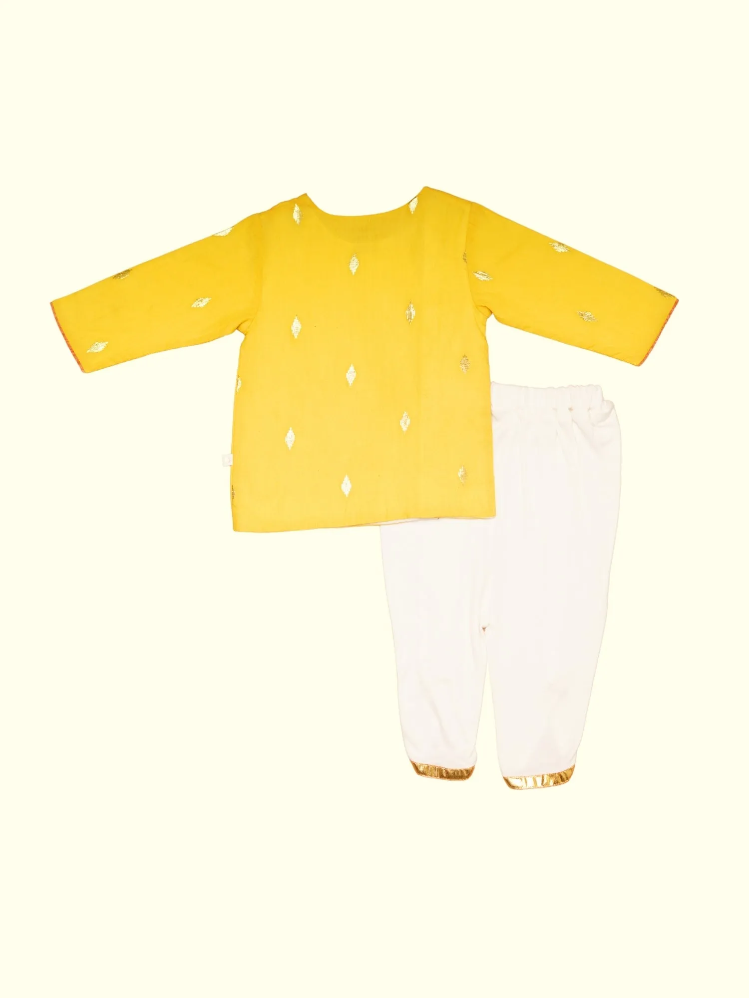 Deepam - Baby Boy Kurta Dhoti Set | Yellow