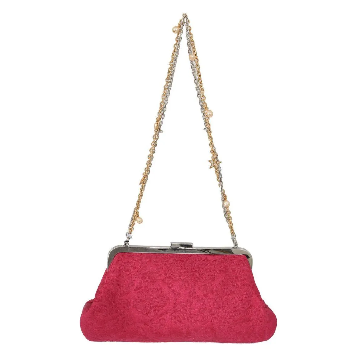 Dolce & Gabbana Elegant Evening Party Clutch in Pink