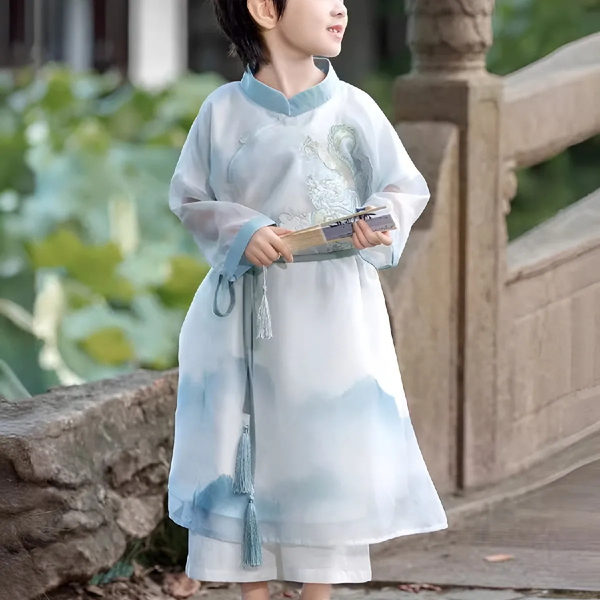 Dragon Embroidered Boys' Hanfu