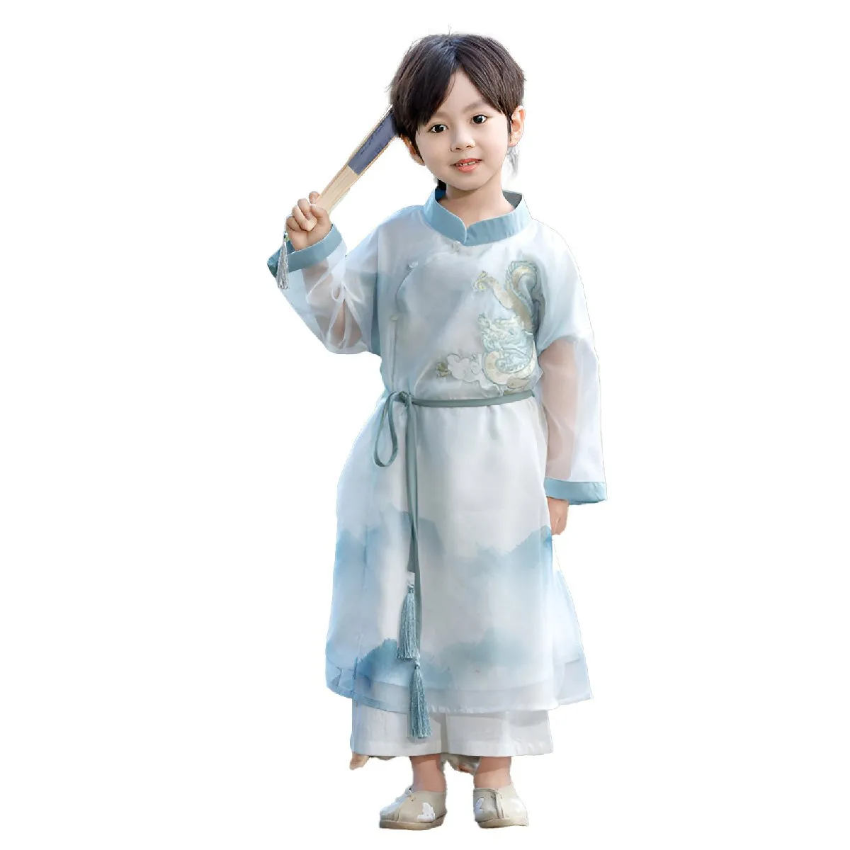 Dragon Embroidered Boys' Hanfu