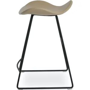 Falcon Wire Backless Metal Counter Stools Wheat