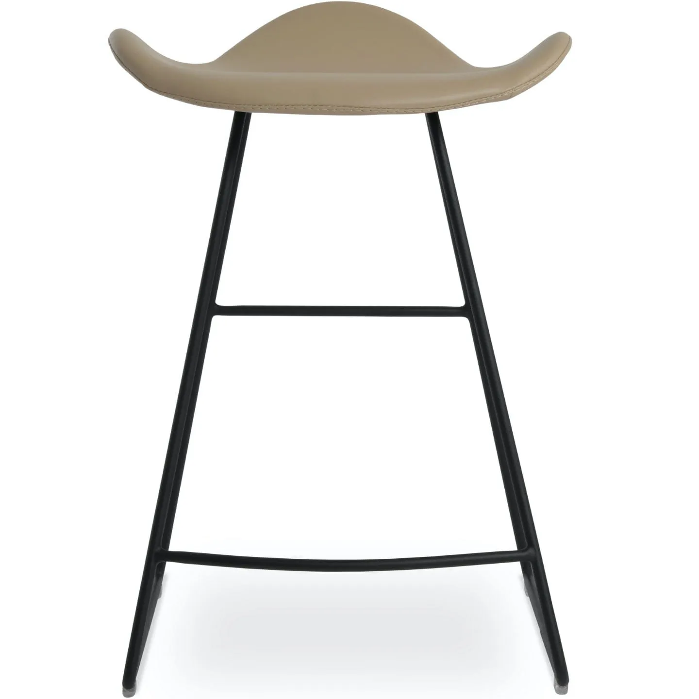 Falcon Wire Backless Metal Counter Stools Wheat