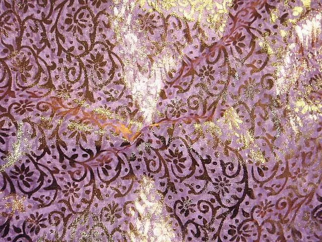 Floral Vine - Foil Organza