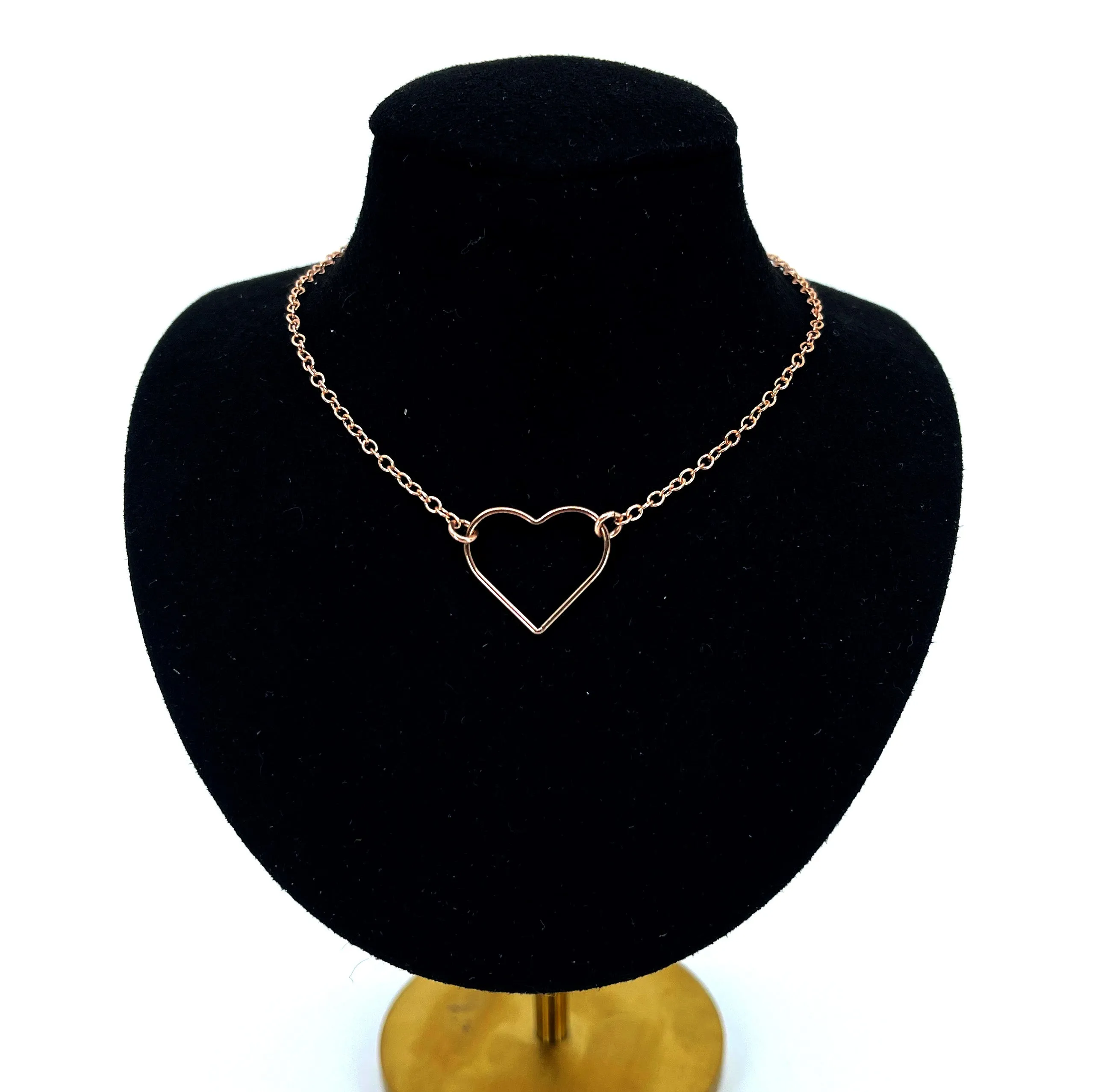 Heart Ring of O Day Collar - Discreet BDSM Collar