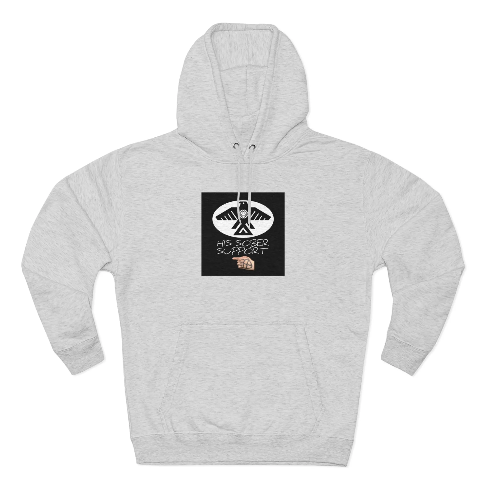 (His Sober Support) Unisex Premium Pullover Hoodie