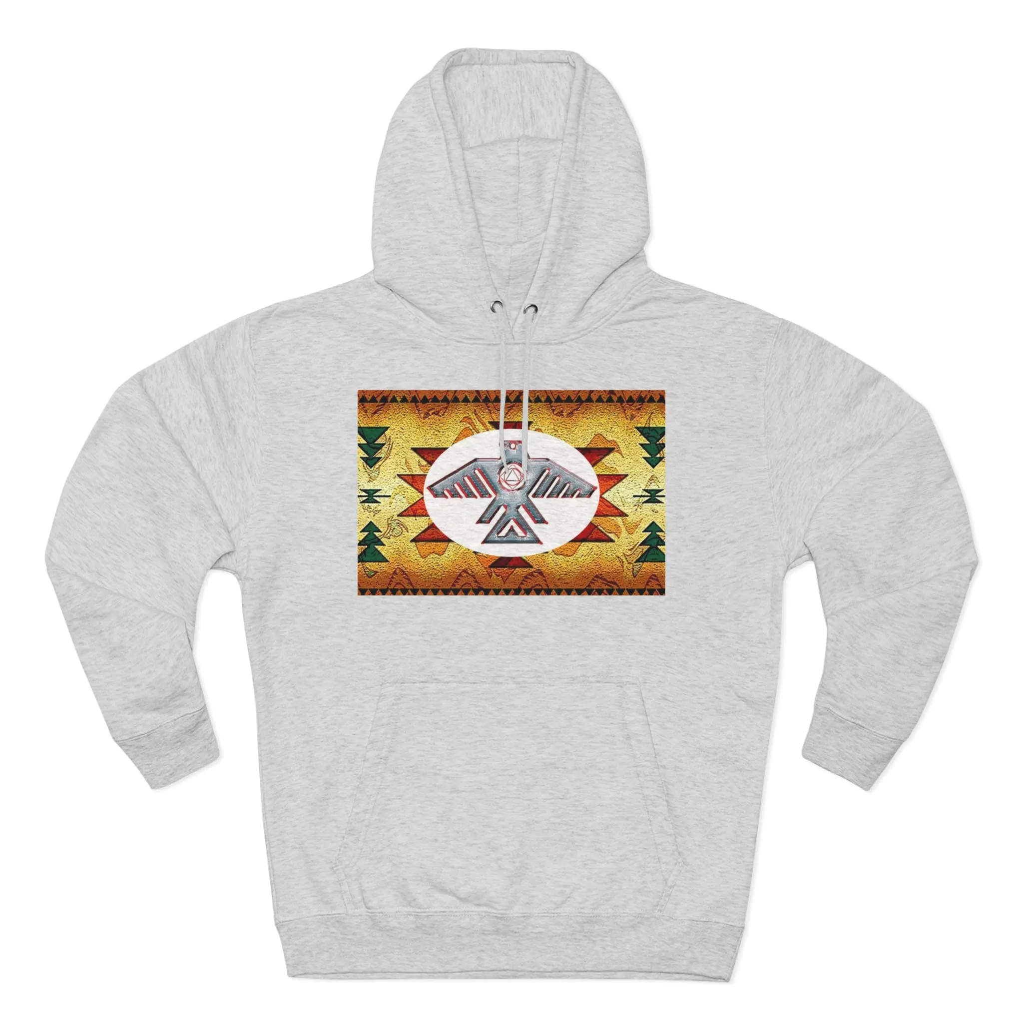 (Hooo Just Indigenous Recovery Thunderbird) Unisex Premium Pullover Hoodie