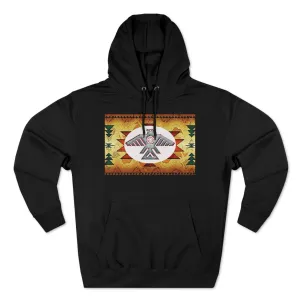 (Hooo Just Indigenous Recovery Thunderbird) Unisex Premium Pullover Hoodie