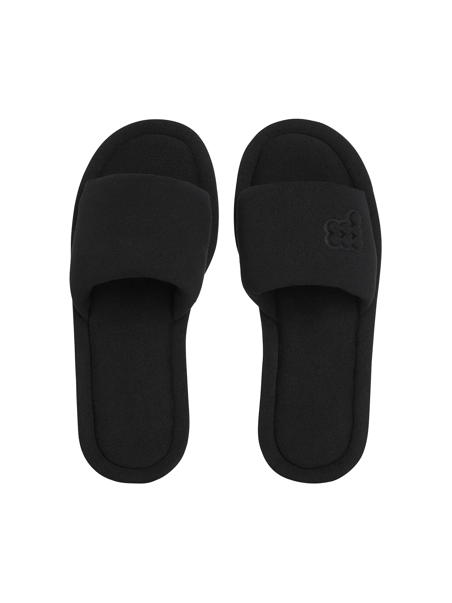 Jersey Slippers—black