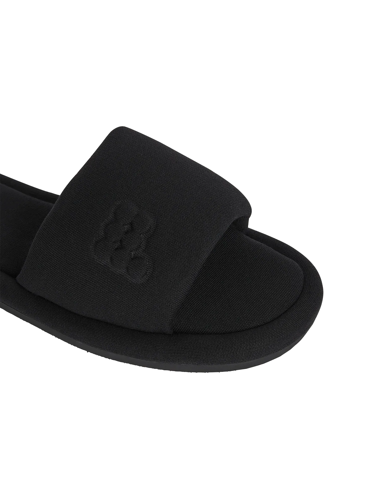 Jersey Slippers—black