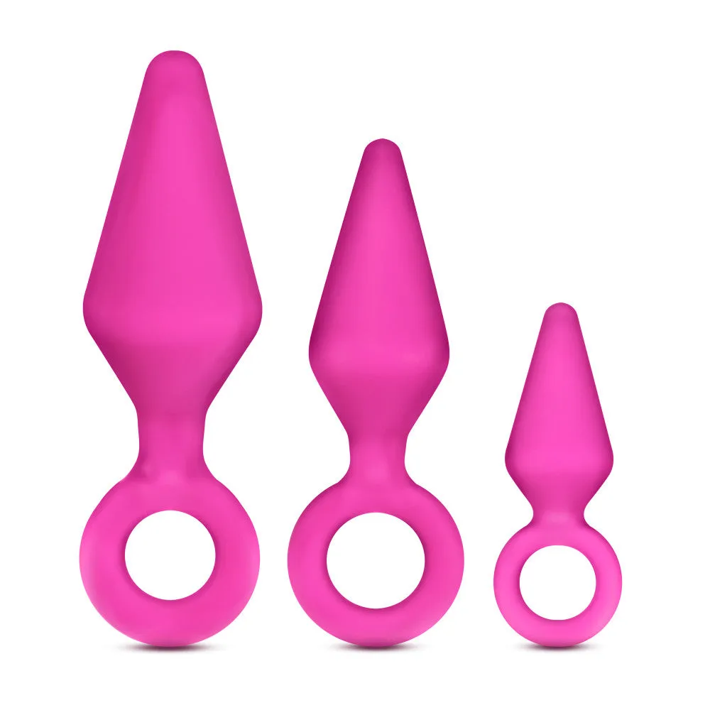 Luxe By Blush® | Candy Rimmer Kit Fuchsia Anal Plug With Handle