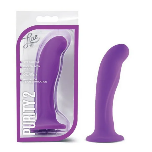 Luxe Purity 2 Smooth Silicone Dildo