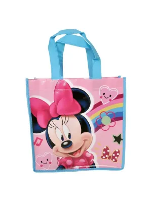 Minnie Mouse - Small Pink Tote Bag with Shiny Printing