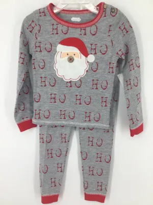 Mudpie Child Size 3 Months Gray Christmas Pajamas