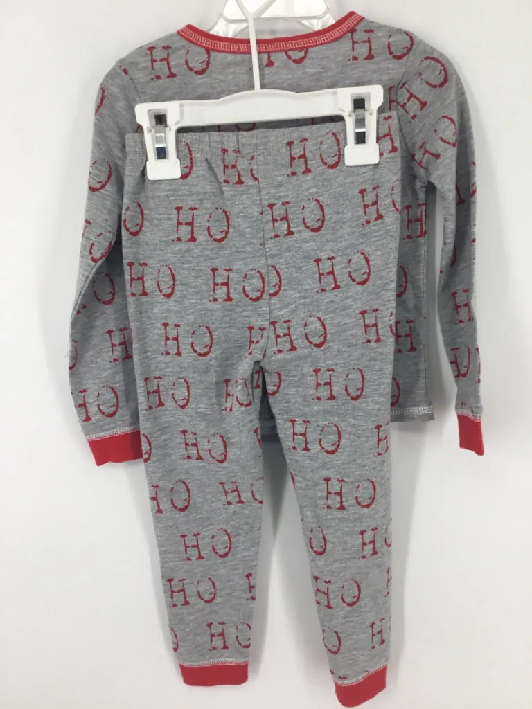 Mudpie Child Size 3 Months Gray Christmas Pajamas