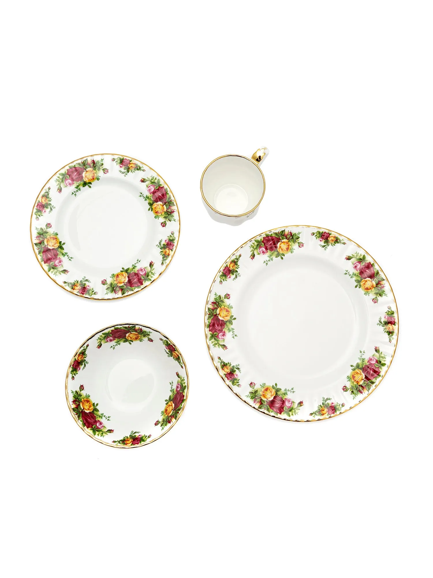 Old Country Roses 4-Piece Place Setting