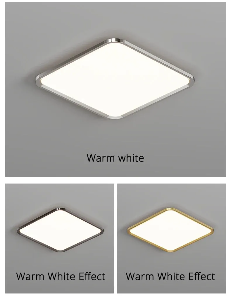 QIYI Qura Ultrathin Multi-Shaped Modern LED Ceiling / Pendant Lights