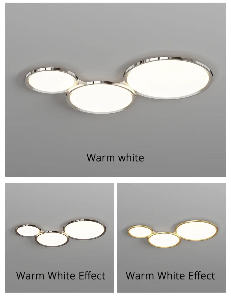 QIYI Qura Ultrathin Multi-Shaped Modern LED Ceiling / Pendant Lights