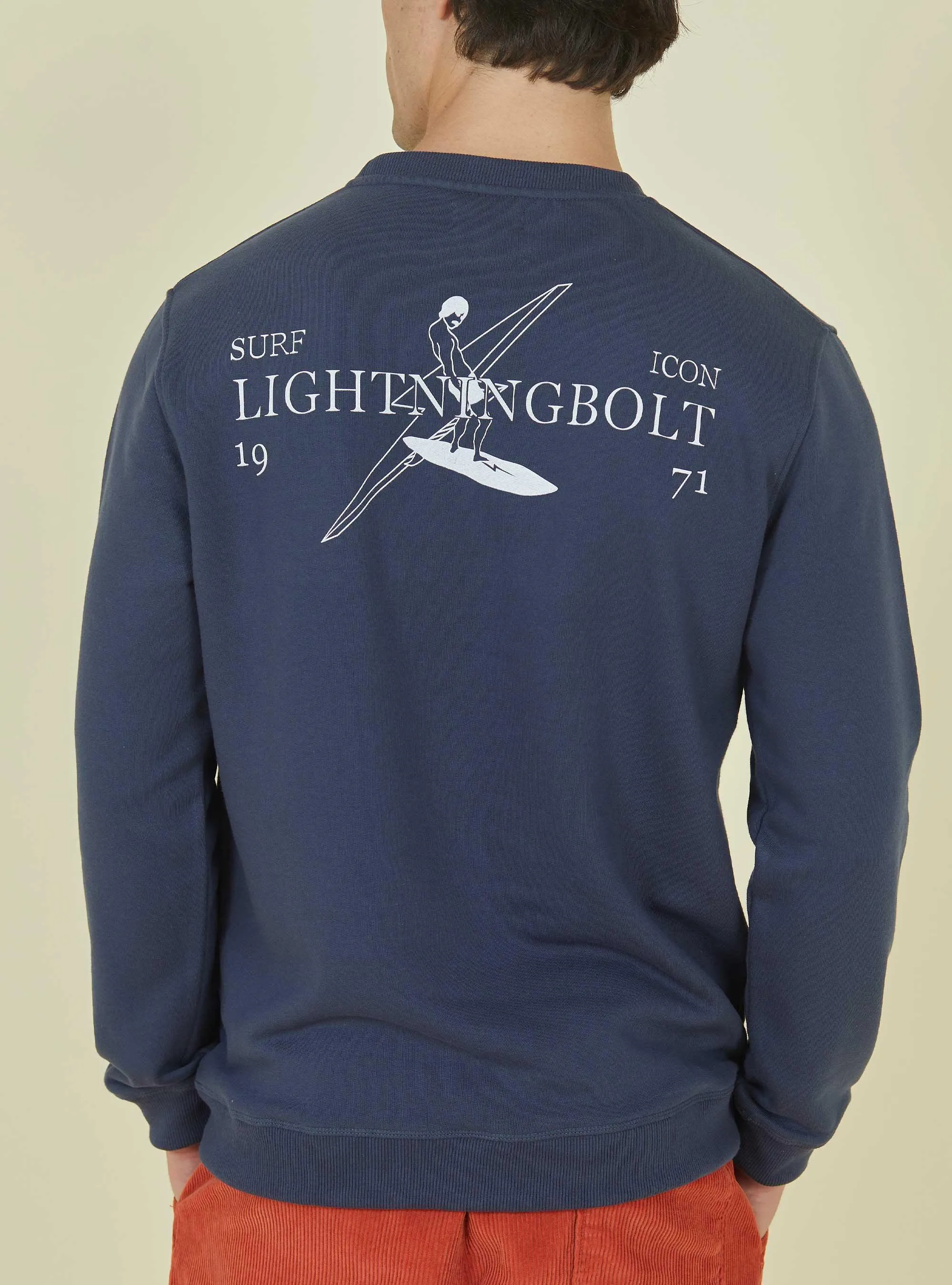 REGULAR SWEATSHIRT WITH FRONT AND BACK PRINT