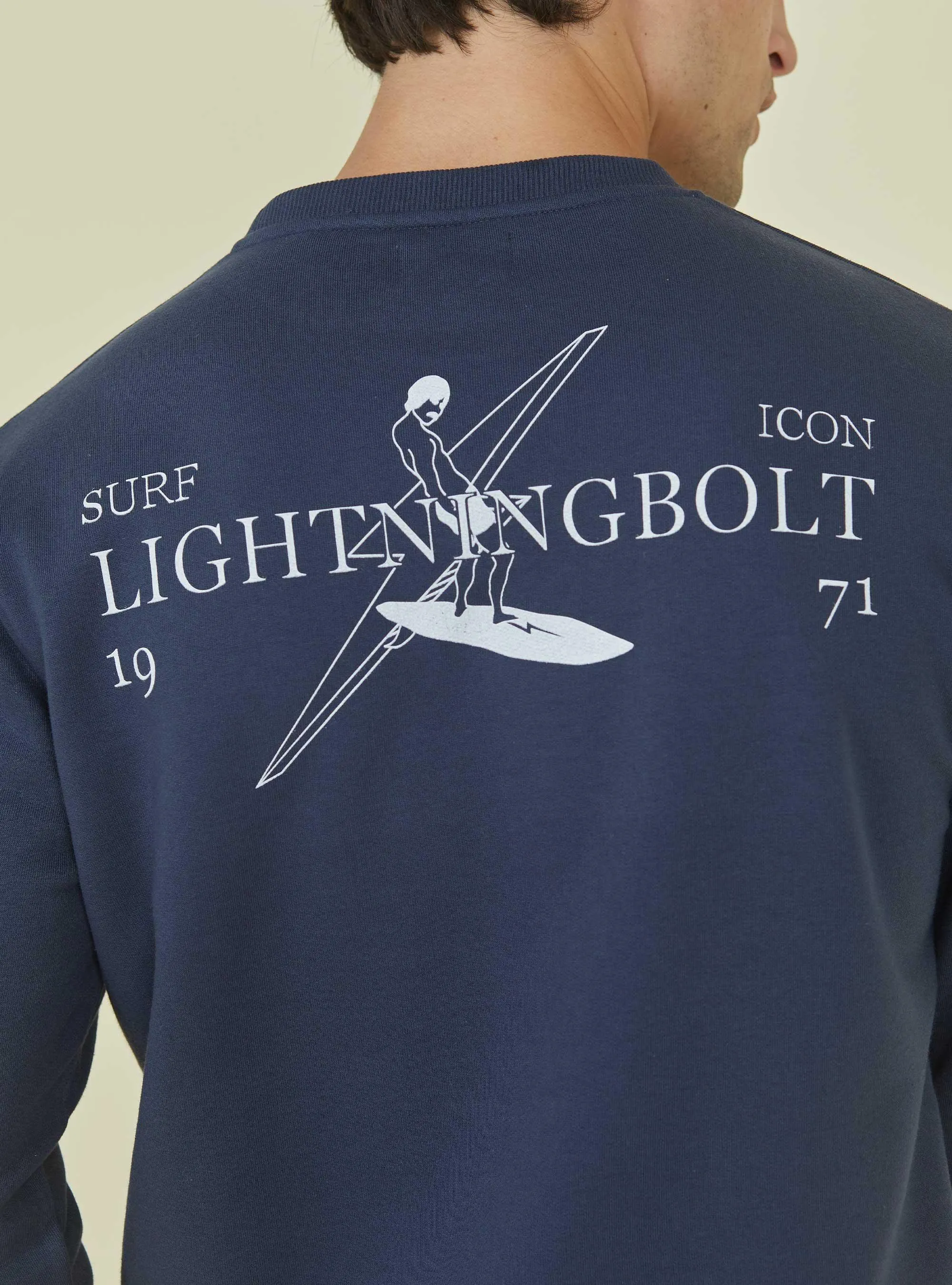 REGULAR SWEATSHIRT WITH FRONT AND BACK PRINT