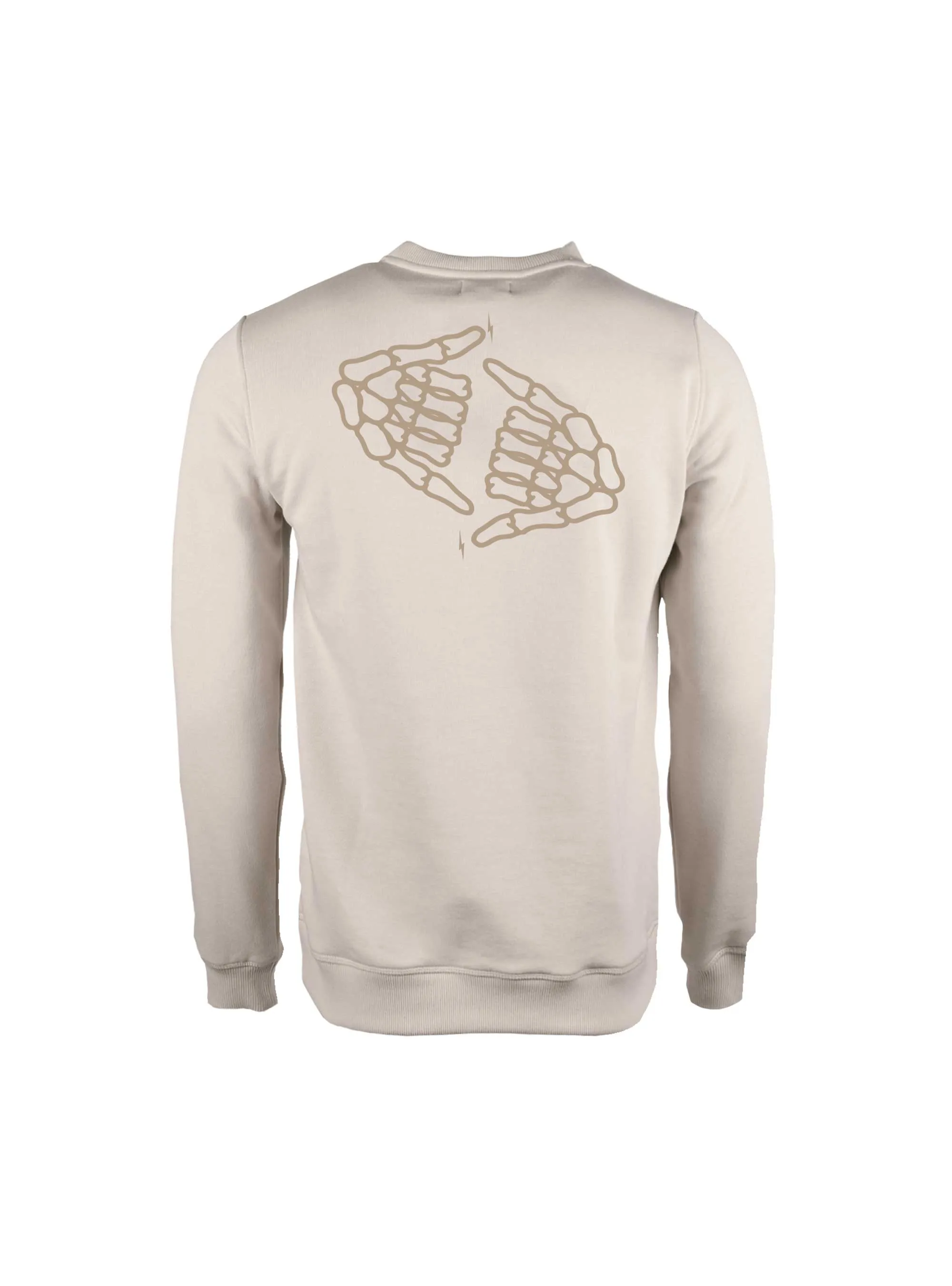 REGULAR SWEATSHIRT WITH FRONT AND BACK PRINT