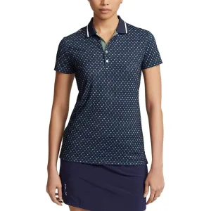 RLX Ralph Lauren Women's Printed Airflow Polo Golf Shirt - Sport Diamond