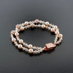 Rose Gold Beaded Bracelet