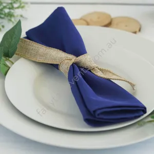 Royal blue napkin