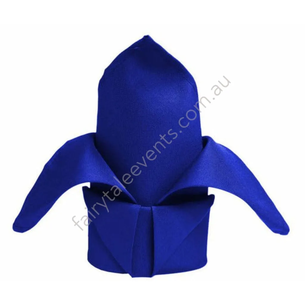 Royal blue napkin