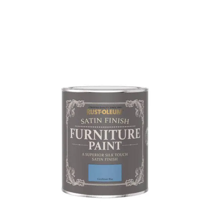 Rust-Oleum Satin Furniture Paint 750ml - Cornflower Blue