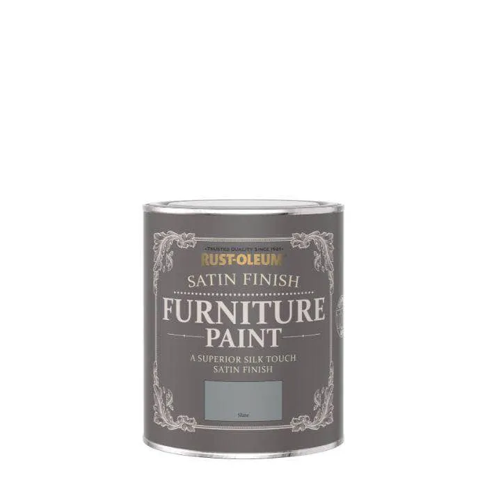 Rust-Oleum Satin Furniture Paint 750ml - Slate