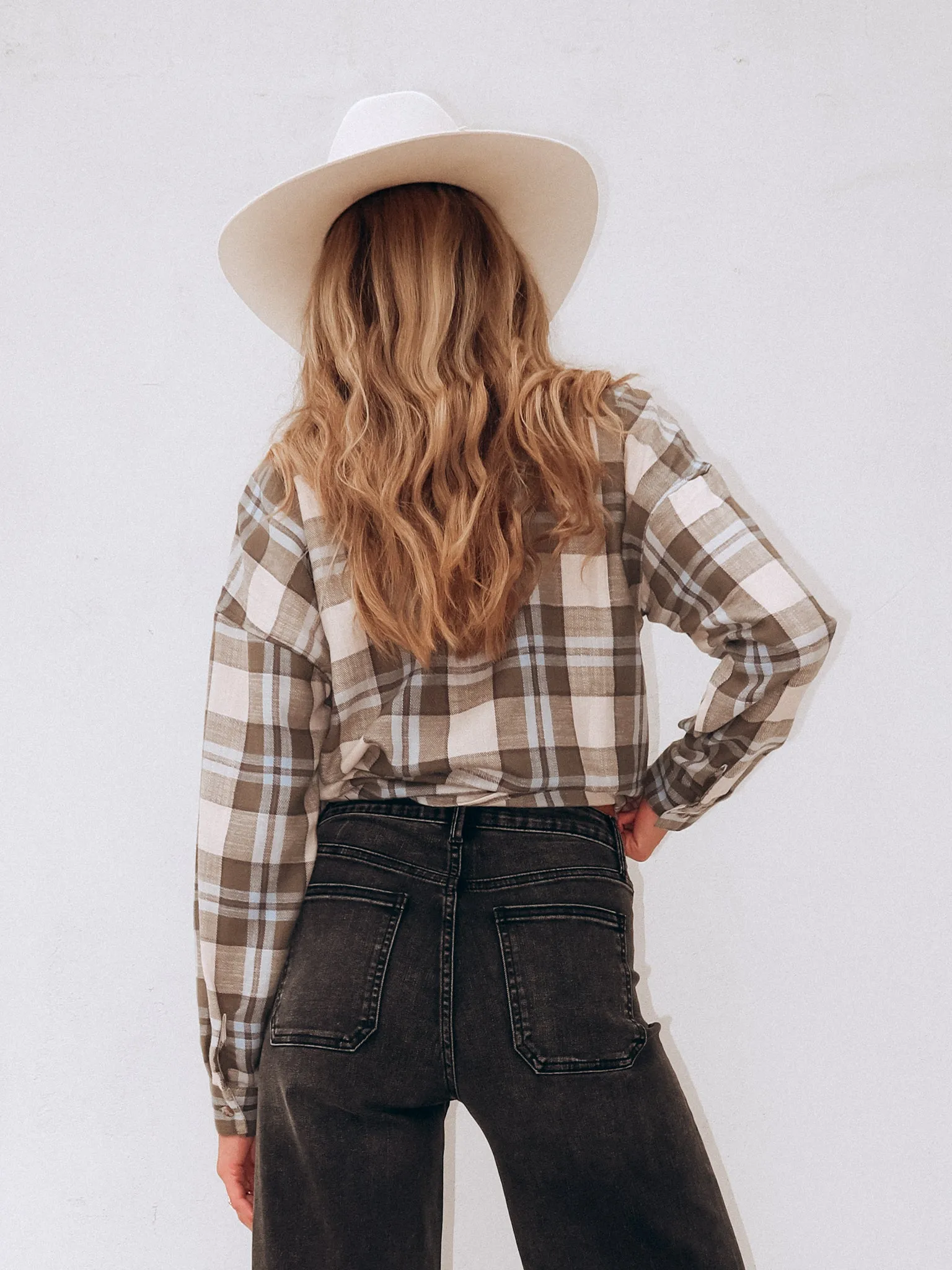 Spruce Oversized Plaid Flannel