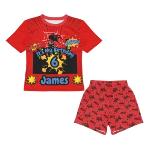 SuperHero Little Boy Matching Birthday Sets