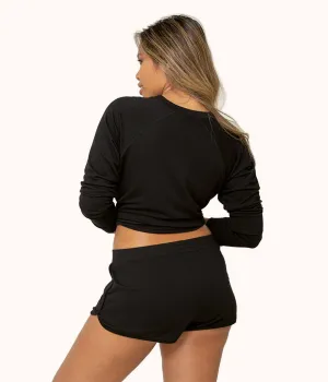 The Terry-Soft Short: Jet Black